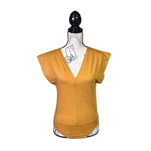 Zara S Deep V Neck And Back Bodysuit